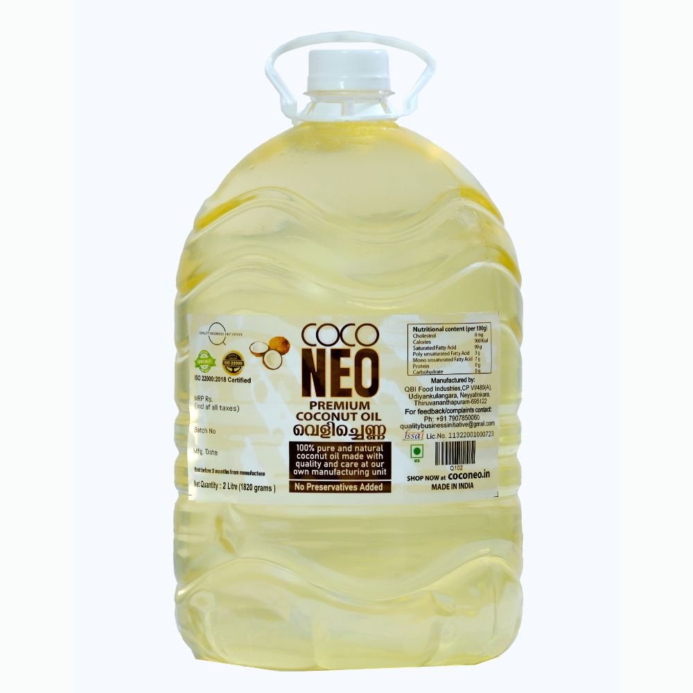 Coco Neo Premium Coconut Oil | 2 Liter Bottle - QBI Food IndustriesCoconut OilCoco Neo Premium Coconut Oil2LB8939117919108Coco Neo Premium Coconut Oil | 2 Liter Bottle
