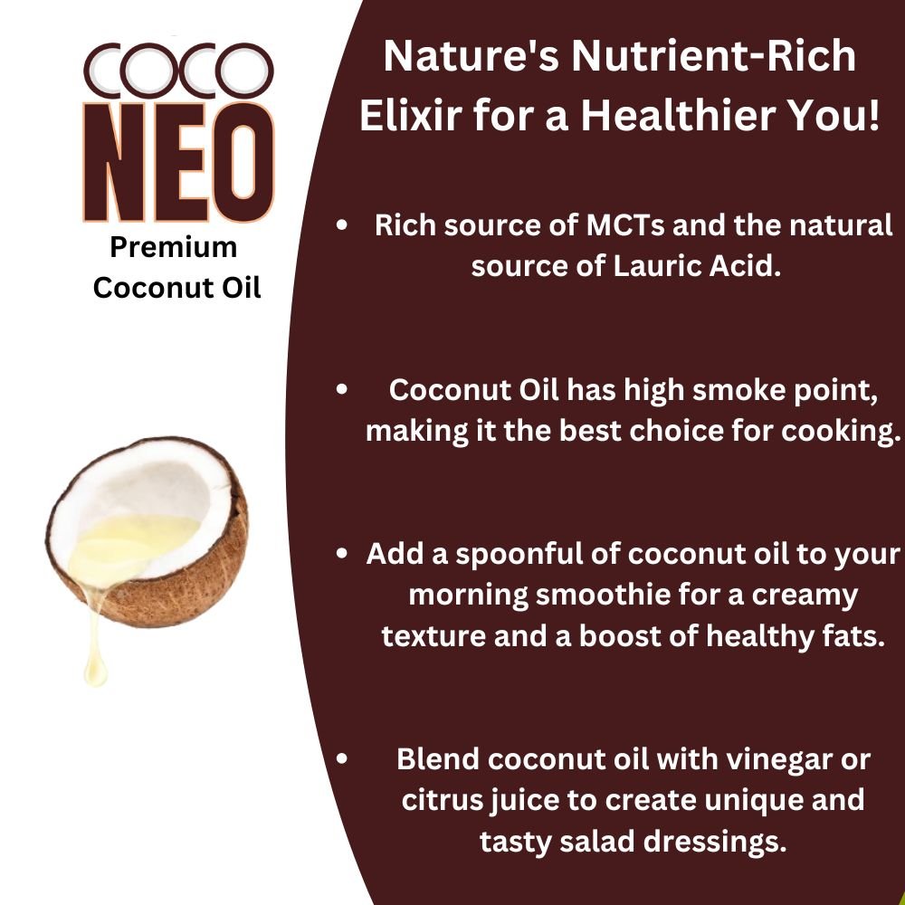 Coco Neo Premium Coconut Oil | 200 ml Bottle (pack of 3) - QBI Food IndustriesCoconut OilCoco Neo Premium Coconut Oil200mlB8939117919658Coco Neo Premium Coconut Oil | 200 ml Bottle (pack of 3)