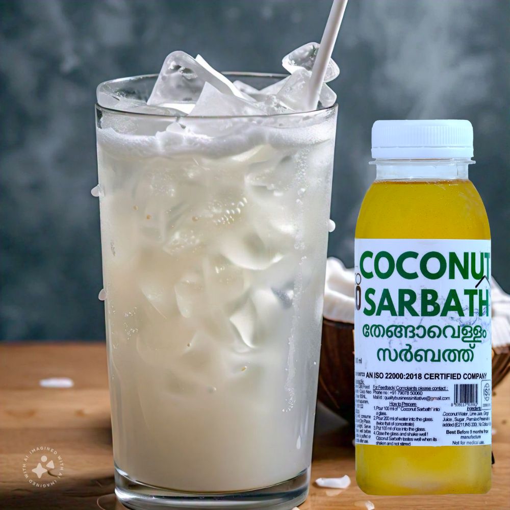 COCONUT SARBATH - 300ml - Buy 1 Get 1 Free - QBI Food IndustriesCOCONUT SARBATHCoco Neo Premium Coconut OilCS300ml8939117919962COCONUT SARBATH - 300ml - Buy 1 Get 1 Free